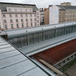 Rekonstrukce střech Domu umění v Ostravě