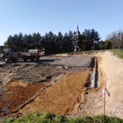 Novostavba víceúčelového hřiště ve Staré Vsi nad Ondřejnicí